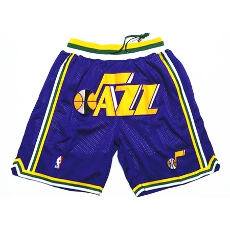 Homme Basket Utah Jazz Shorts à poche M001 Swingman